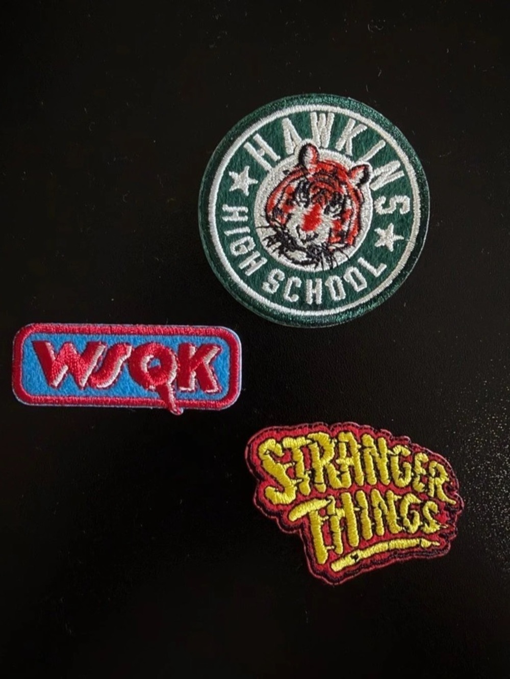 Set of 3 Stranger Things Iron-On Patches